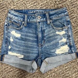 American Eagle jean shorts.